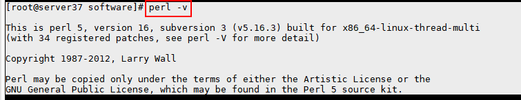 linux查看perl是否安装版本号及卸载命令